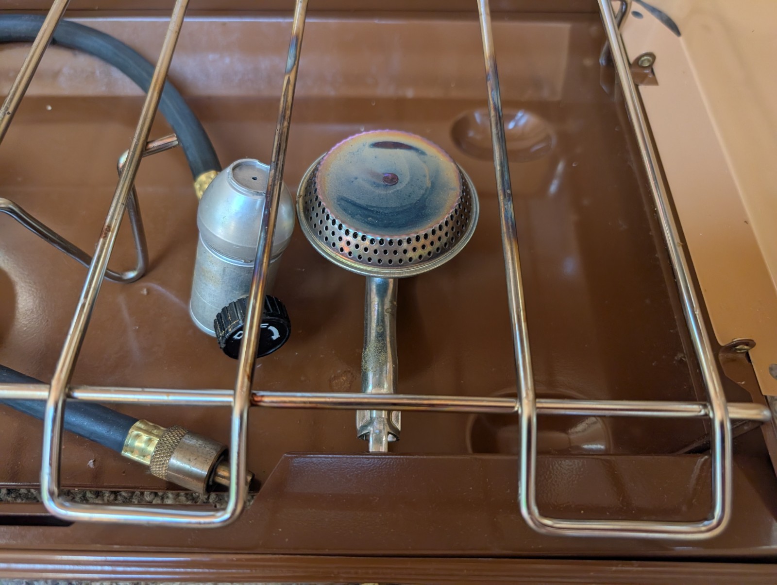 🔥 VINTAGE PRIMUS “Outdoorsman” TWO BURNER PROPANE GAS CAMPING STOVE NEW UNUSED
