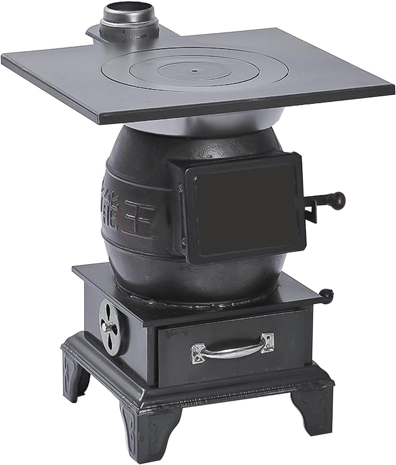 Portable Wood Burning Stove Hot Tent Stove for Outdoor Camping & Heating
