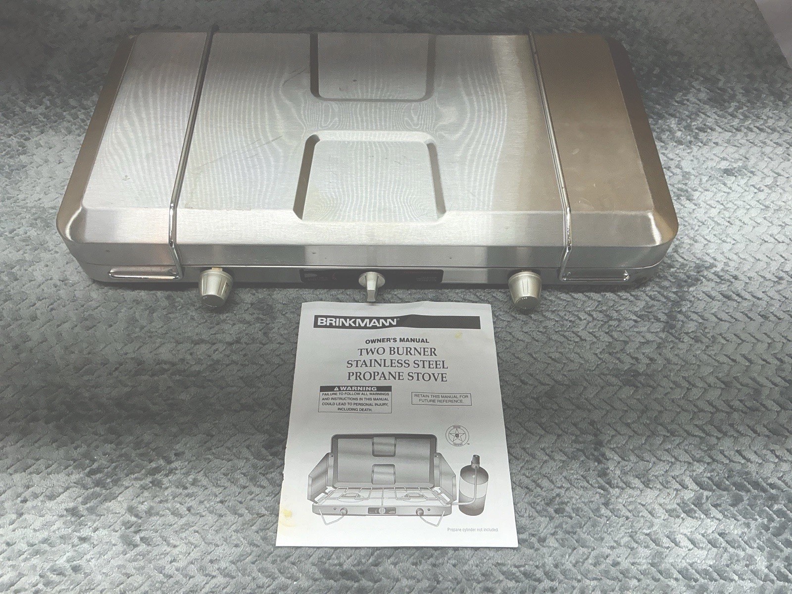 Brinkmann 2 Burner Stainless Steel Propane Camping Stove Grill Tested