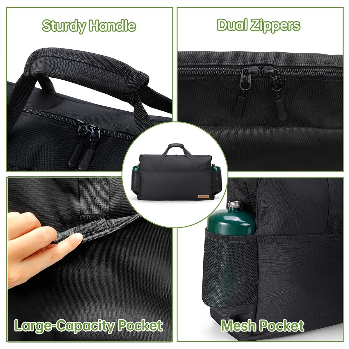 Camping Stove Carrying Case for Coleman 2-Burner,Camp Stove Carry Bag for Camp