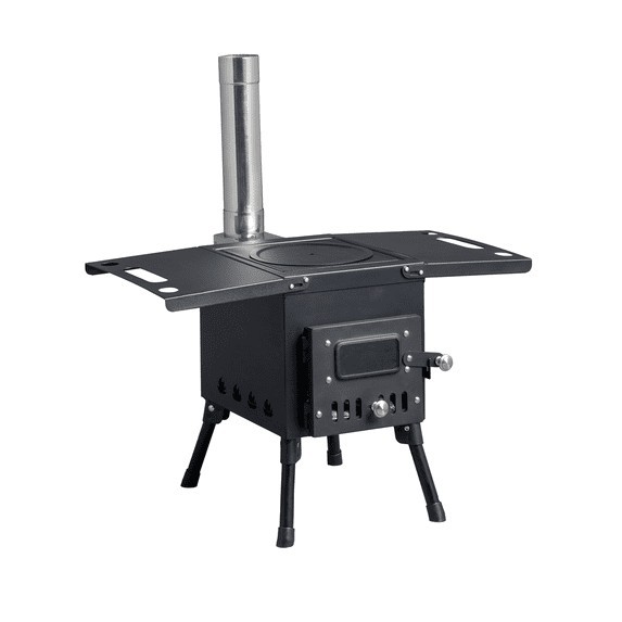 Folding Wood Burning Camp Stove for Heating and Cooking Lightweight and Compact