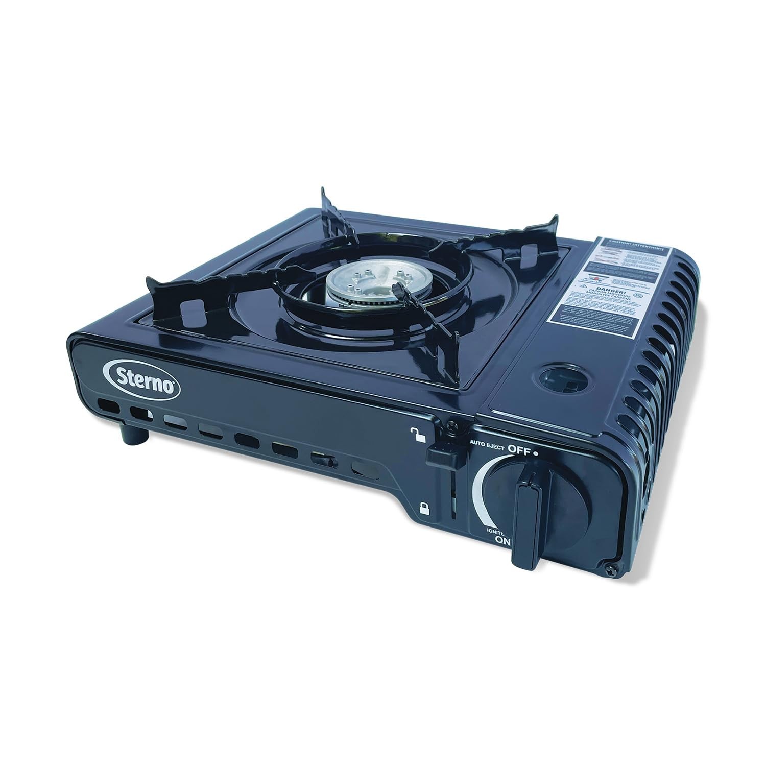 Portable Butane Stove – 10,000 BTU Single Burner One Size, Black
