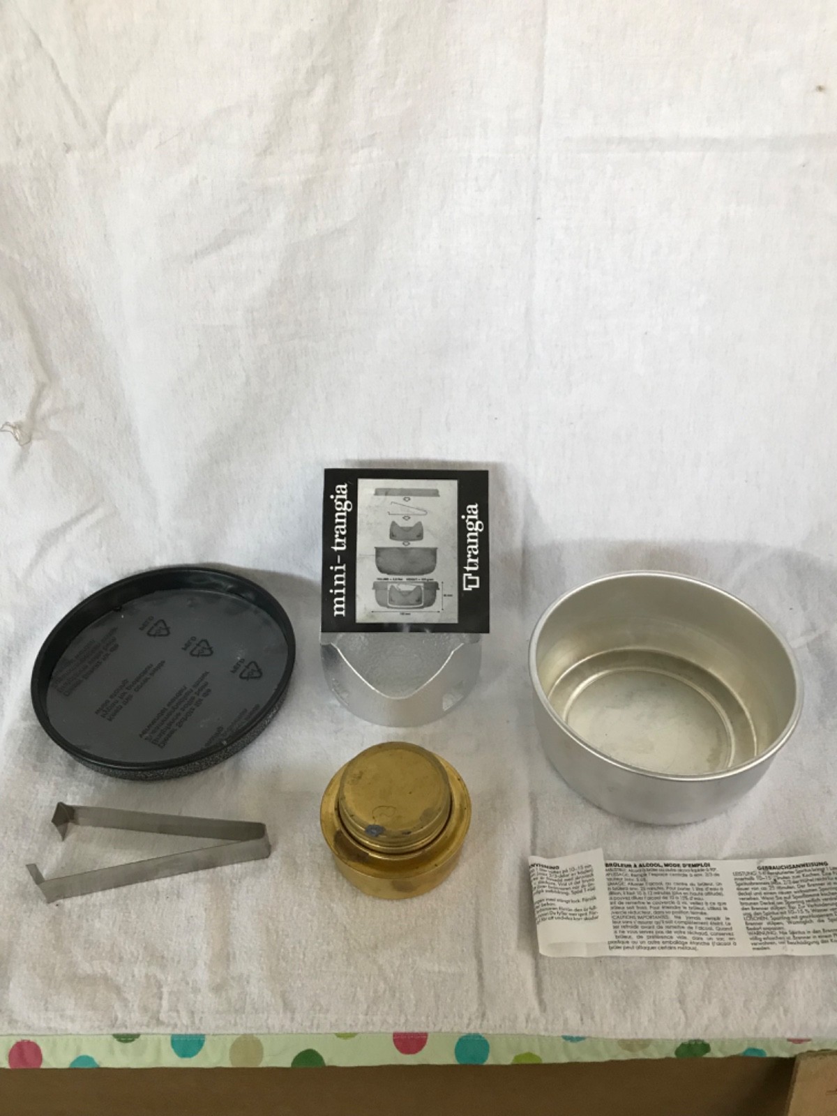 Trangia Mini Alcohol Stove with Box-barely used!