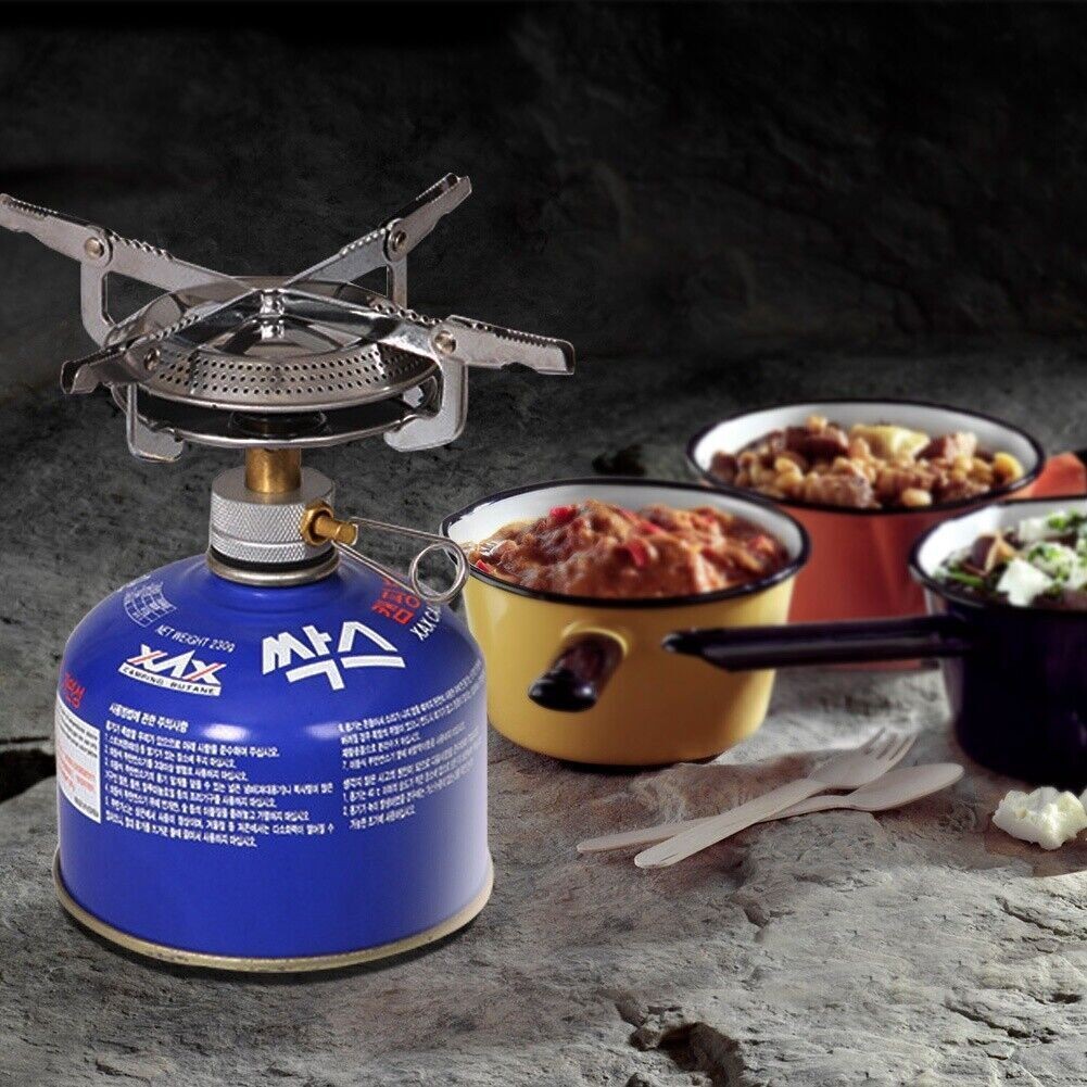 Mini Gas Stove Burner Portable Camping BBQ Picnic Cookware Burner Outdoor Tool
