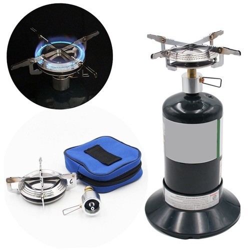 Mini Gas Stove Burner BBQ Camping Picnic Cookware Burner Outdoor Portable Tool
