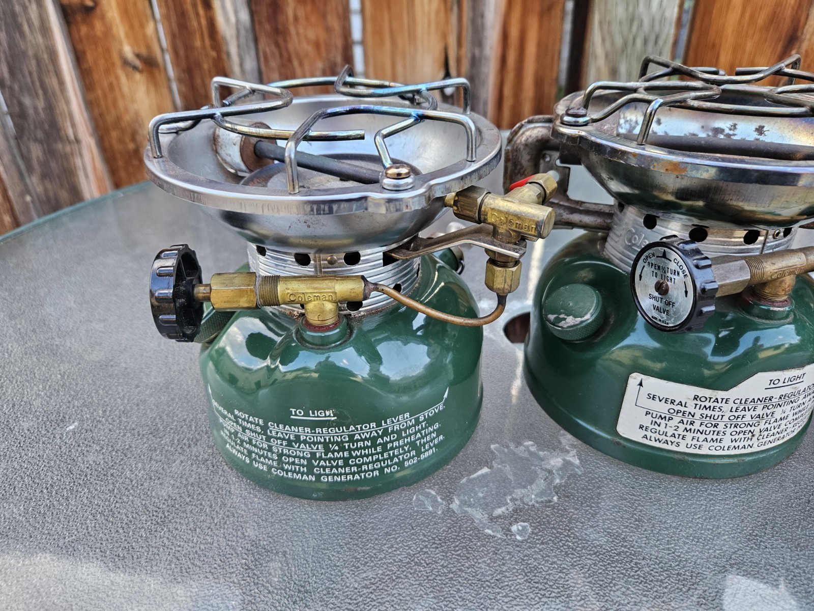 Lot of 3 Vintage Coleman 502 Single Burner Stoves