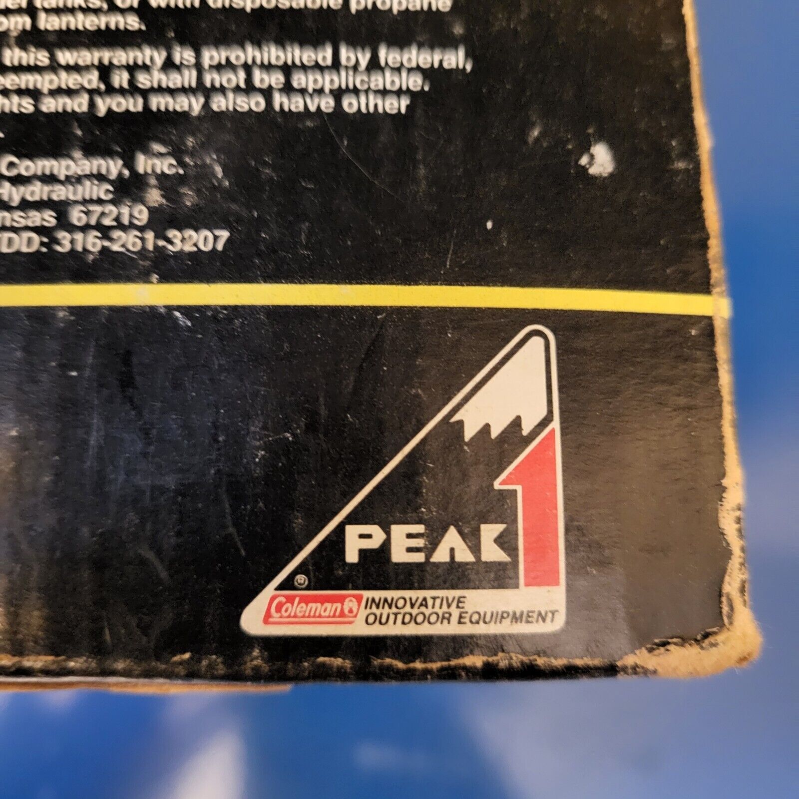 Coleman PEAK 1 Feather 400B Single Burner Camp stove. New Pump Cup, TESTED.8/90