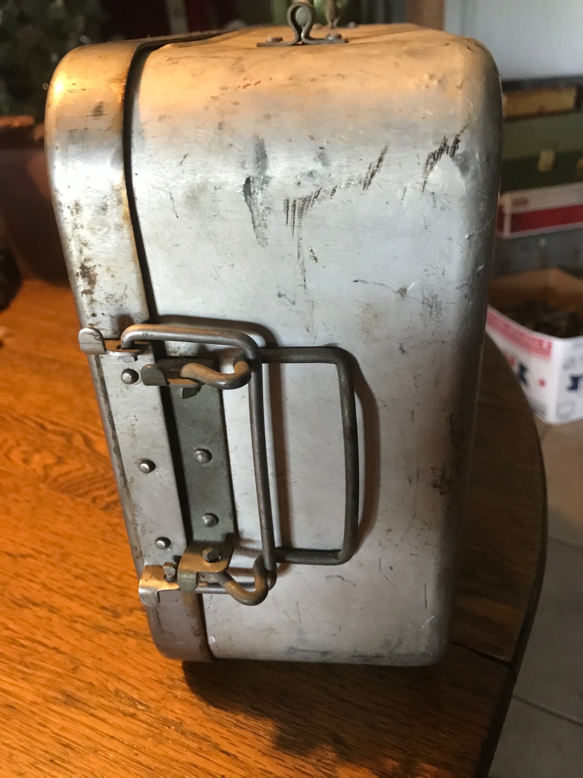 WWII U.S Military Gas Field Stove Double Burner w/ Case 1945