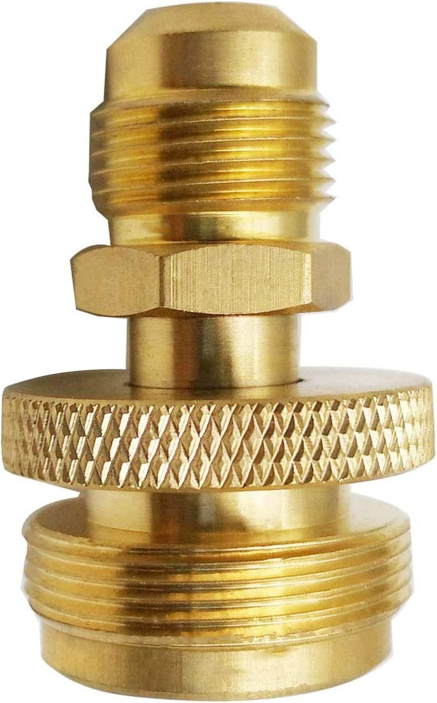 Portable Camping Grill Stove Parts 1Lb Propane Tank Cansiter Regulator Adapter C