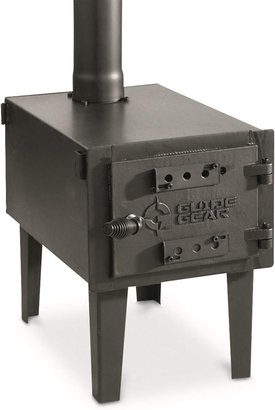 Portable Outdoor Wood Burning Stove with Chimney for Cooking & Camping