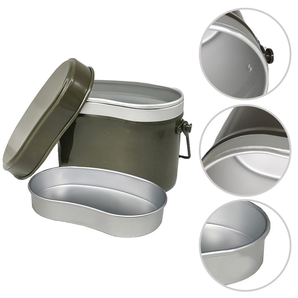 Aluminium Cooking Set with Saucepan for Camping and Outdoor Enthusiasts