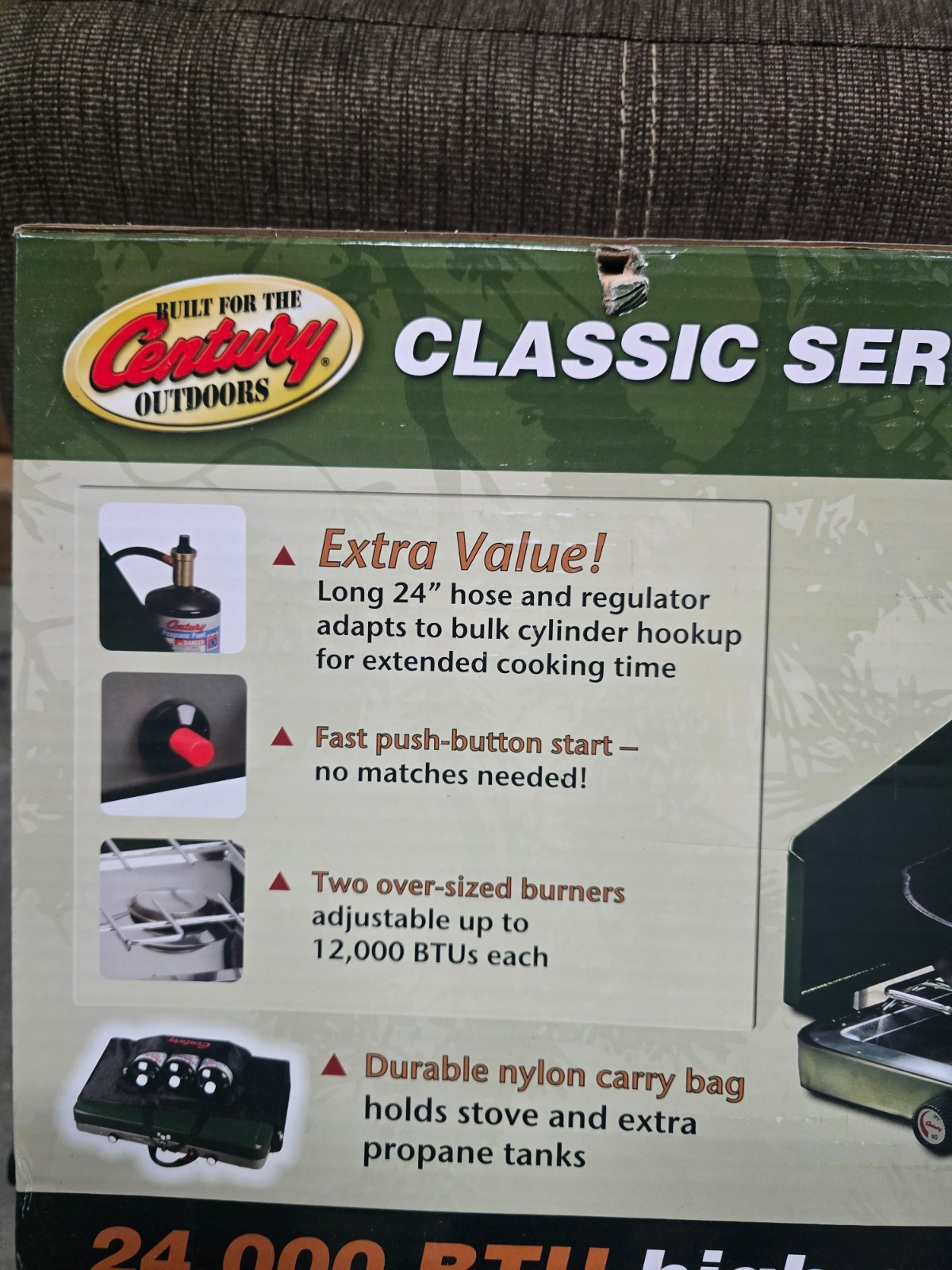 Century High Output 24K propane Stove Like Coleman