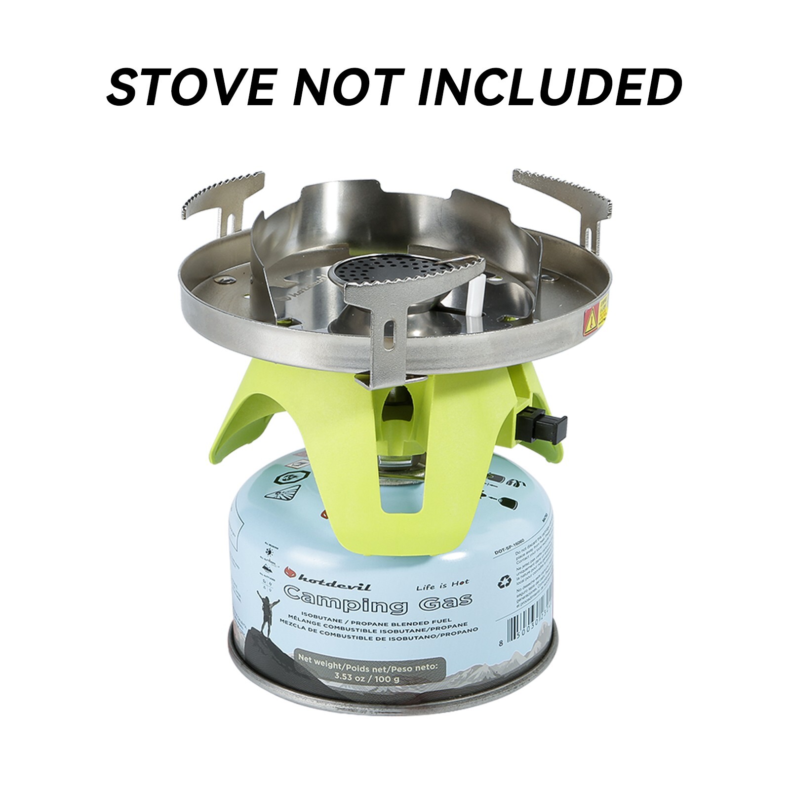 Hotdevil 24xCamping Stove Fuel Portable 100g Butane Propane Blend Isobutane Cas