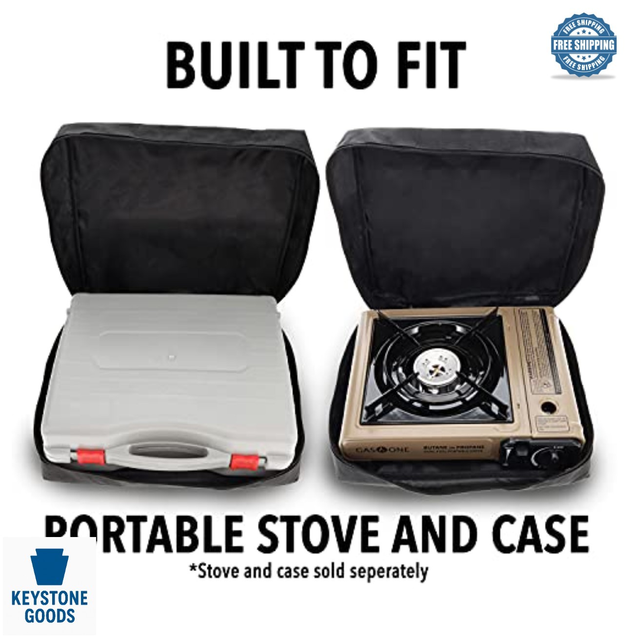 Portable Camping Stove Carry Bag Universal Fit Butane Dual Fuel Heavy Duty