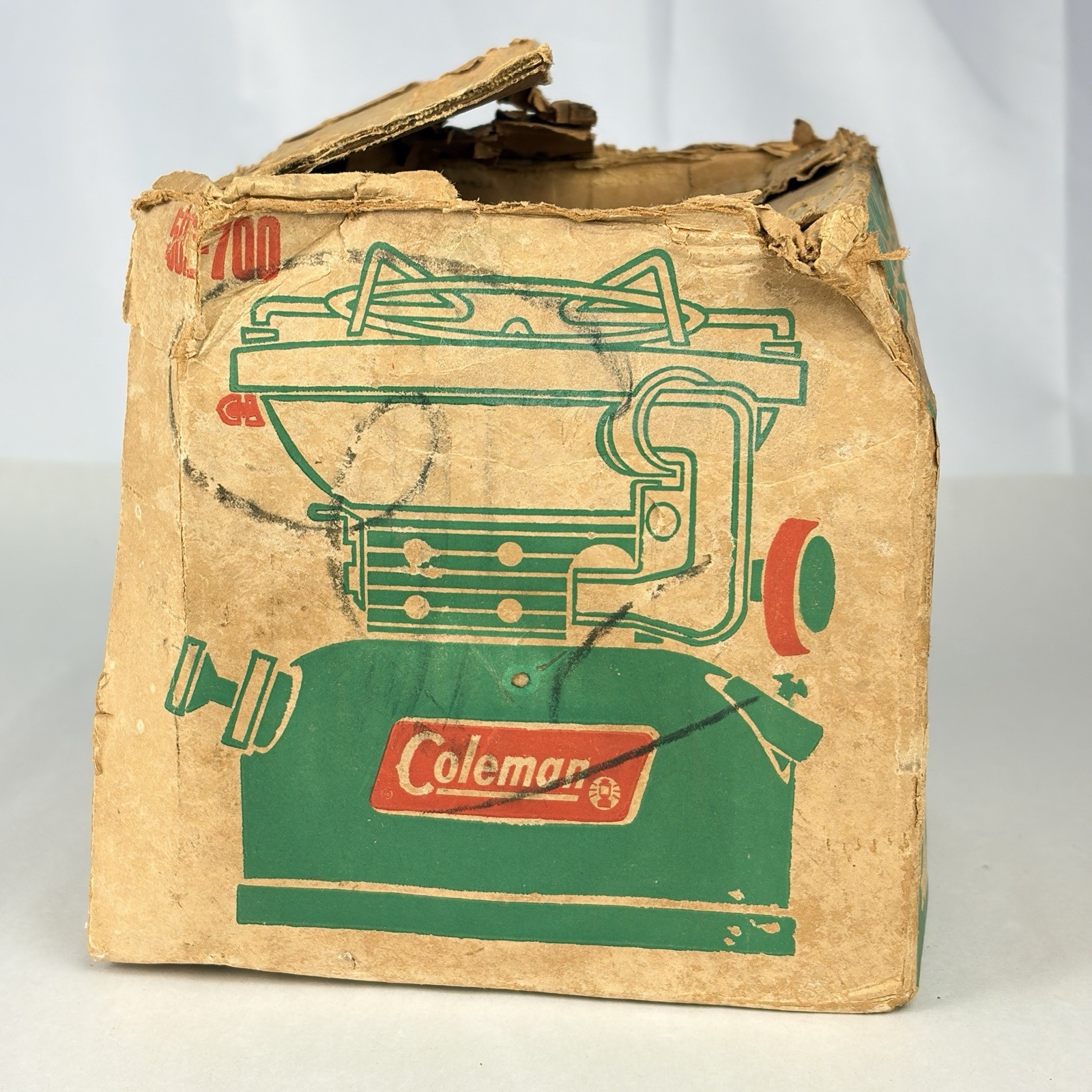 Coleman Sportster Stove 502-700 1 Burner Gas Camping Stove Green w/ Box 1974