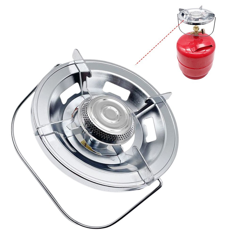 Outdoor Liquefied Gas Burner Cooker Top Camping Stove Furnace Head With Handle