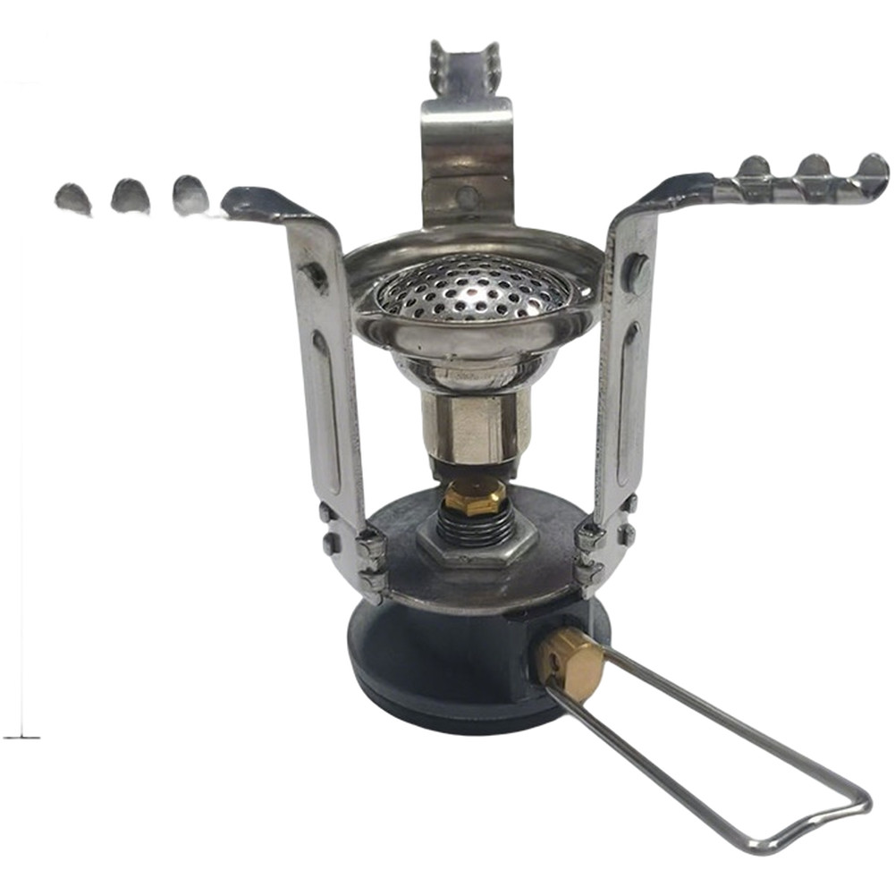 Integrated Outdoor Stove Stainless Steel 7.5×6.5cm for For camping Cooking