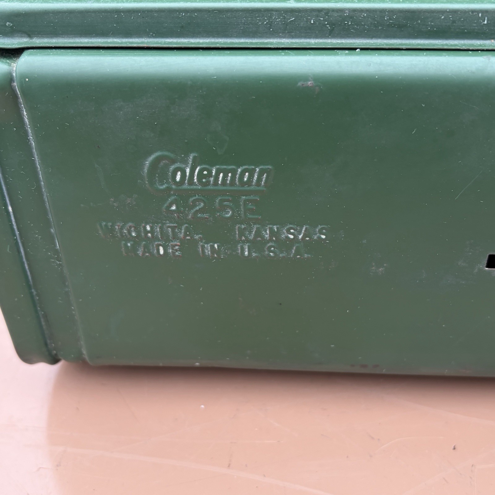 Vintage Coleman 425E Dual Burner Camp Stove 1978 Working No Box USA Prepper !