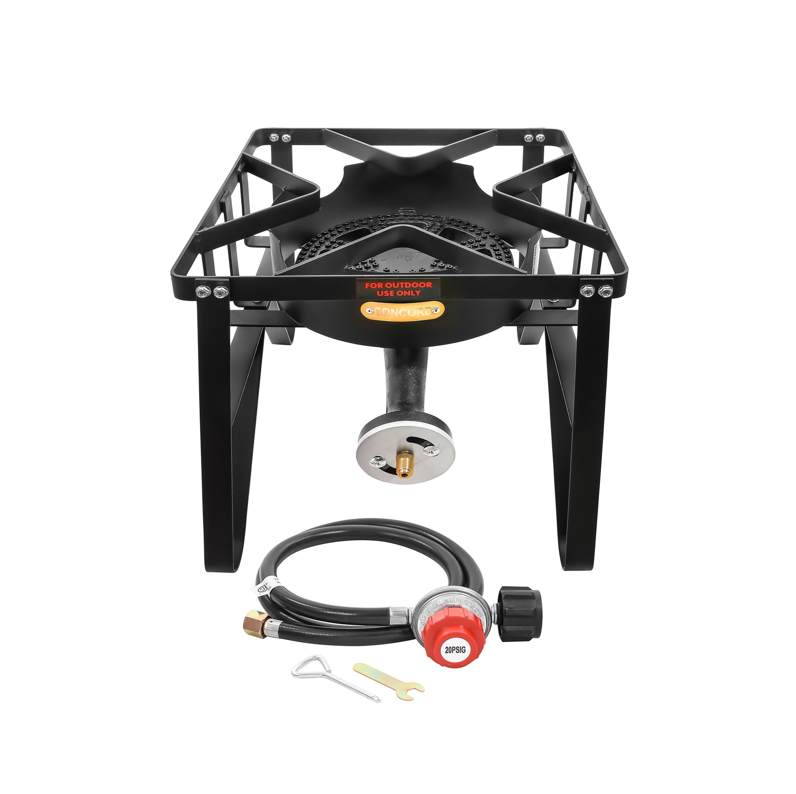 Concord Deluxe Banjo Single Propane Burner, 200,000 BTU Portable Outdoor Stov…