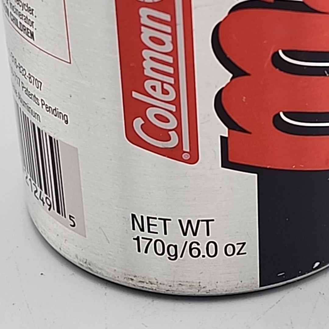 COLEMAN MAX Performance Fuel Cartridge 6oz 170g LOT OF 3