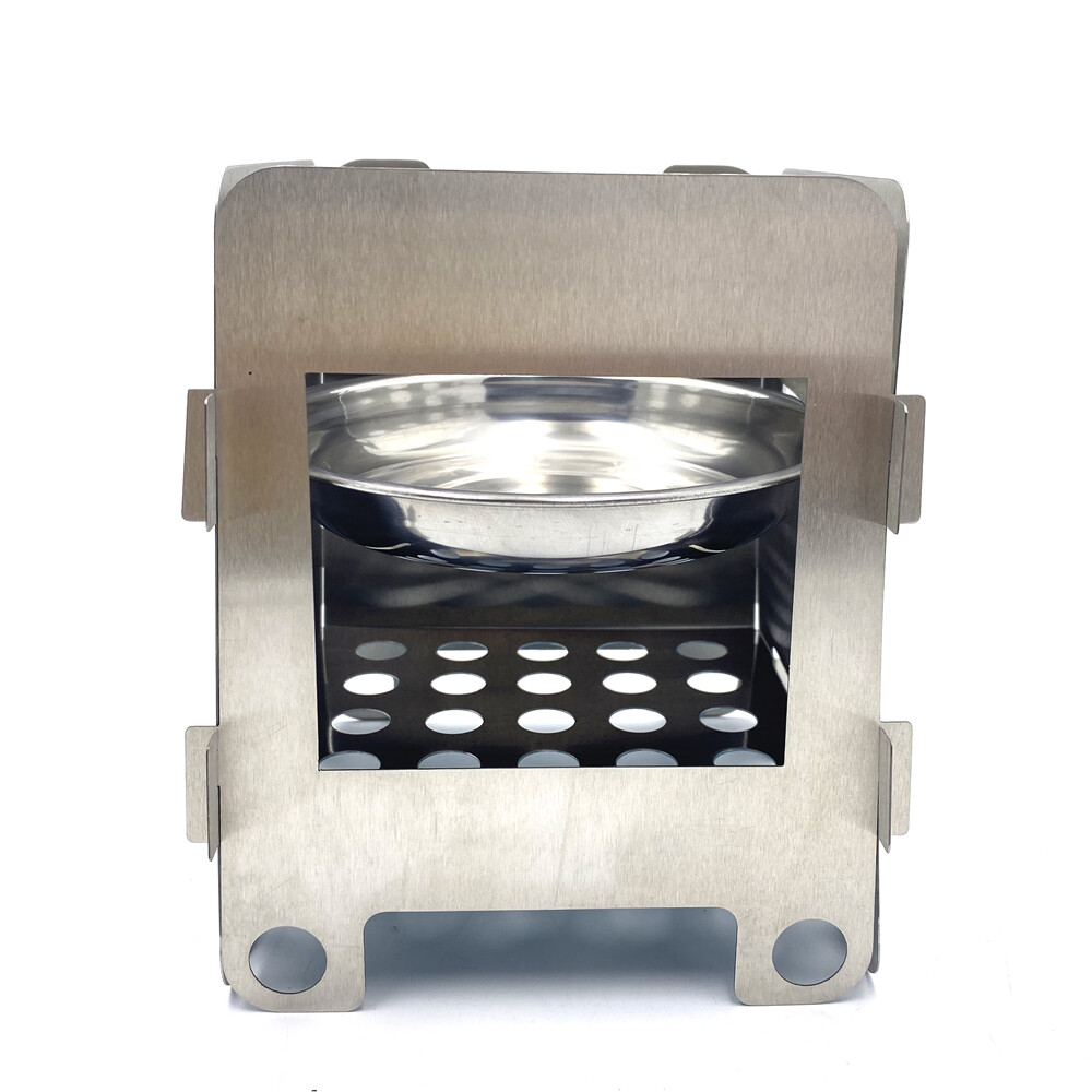 Diret Folding Wood Stove Pocket Alcohol Stove Outdoor Cooking Camping Backpacki