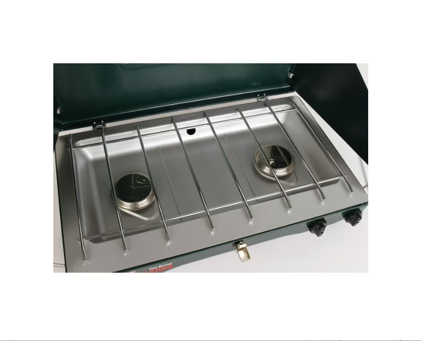Coleman Brand, Matchlight 10,000 BTU 2-Burner Propane Stove, Black