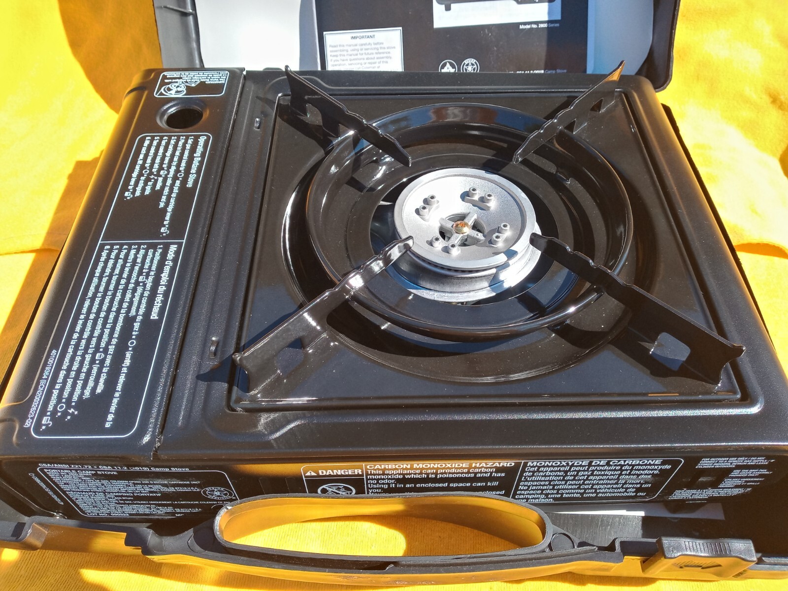 NEW Coleman Portable Butane Camping Stove w/case Model 2800 Series Quickly Shipd
