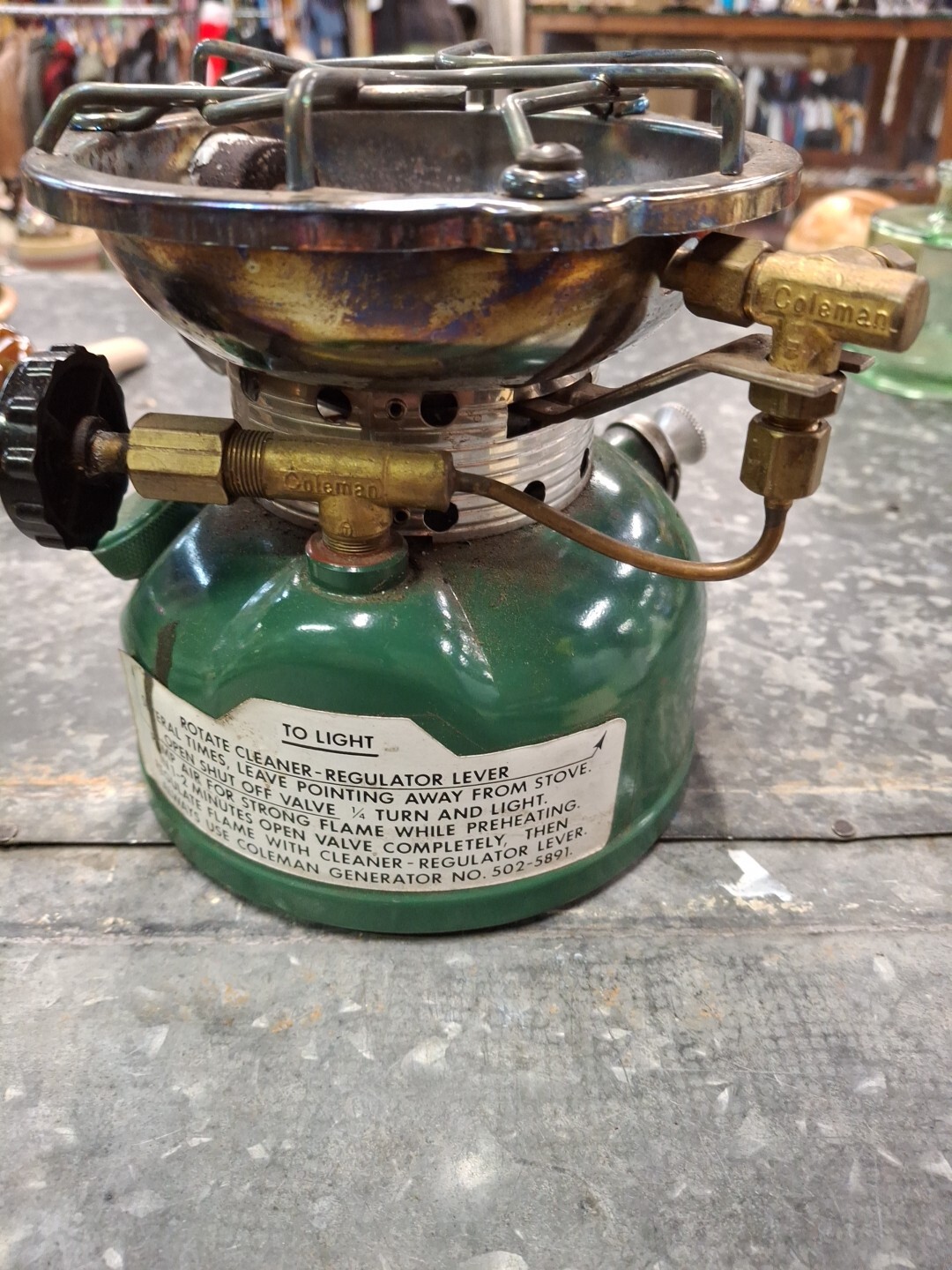 Coleman 502-700 Green Sportster 1978 Single Burner Camping Stove