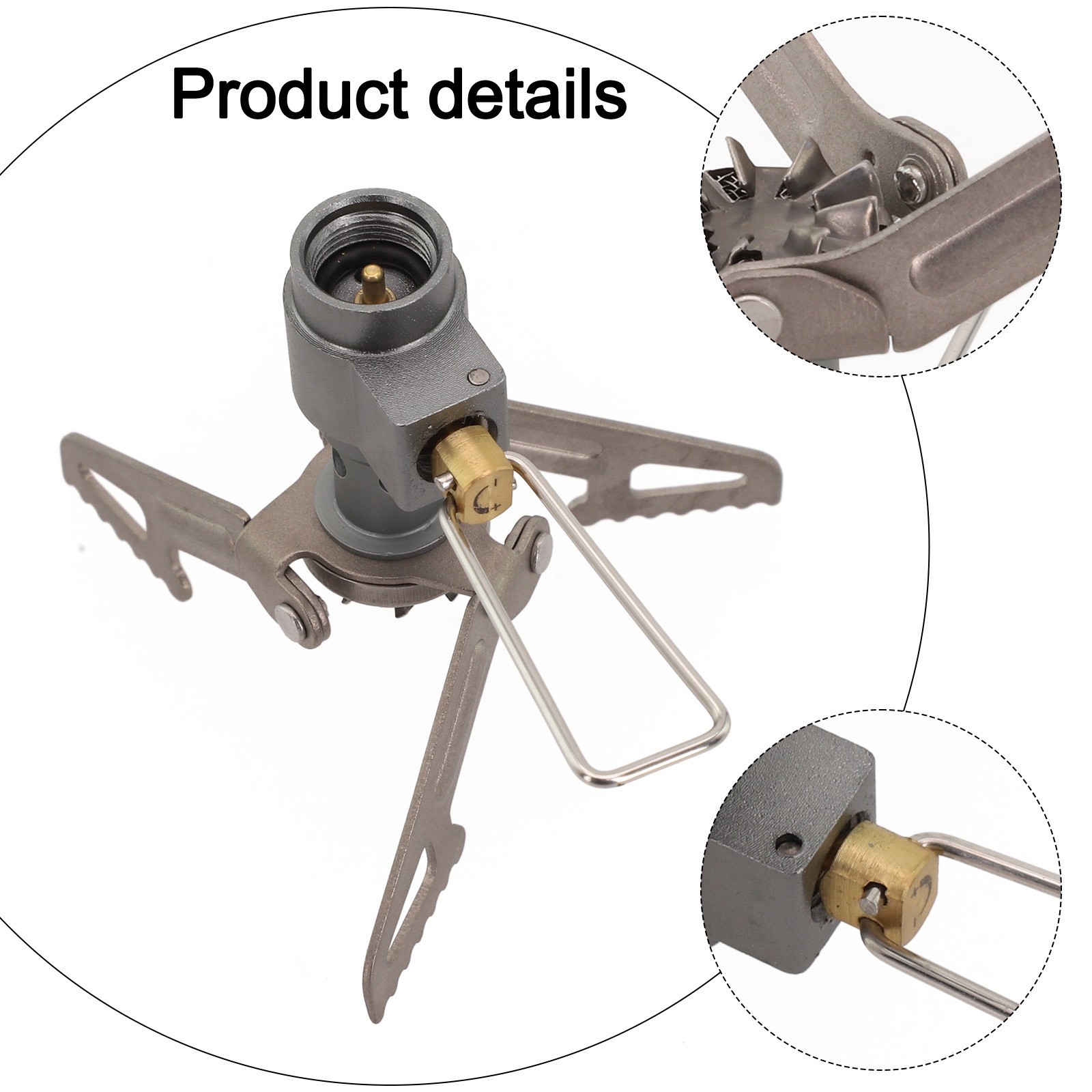 BRS3000T Titanium Outdoor Gas Stove Ultralight Cooker for Camping & Picnic
