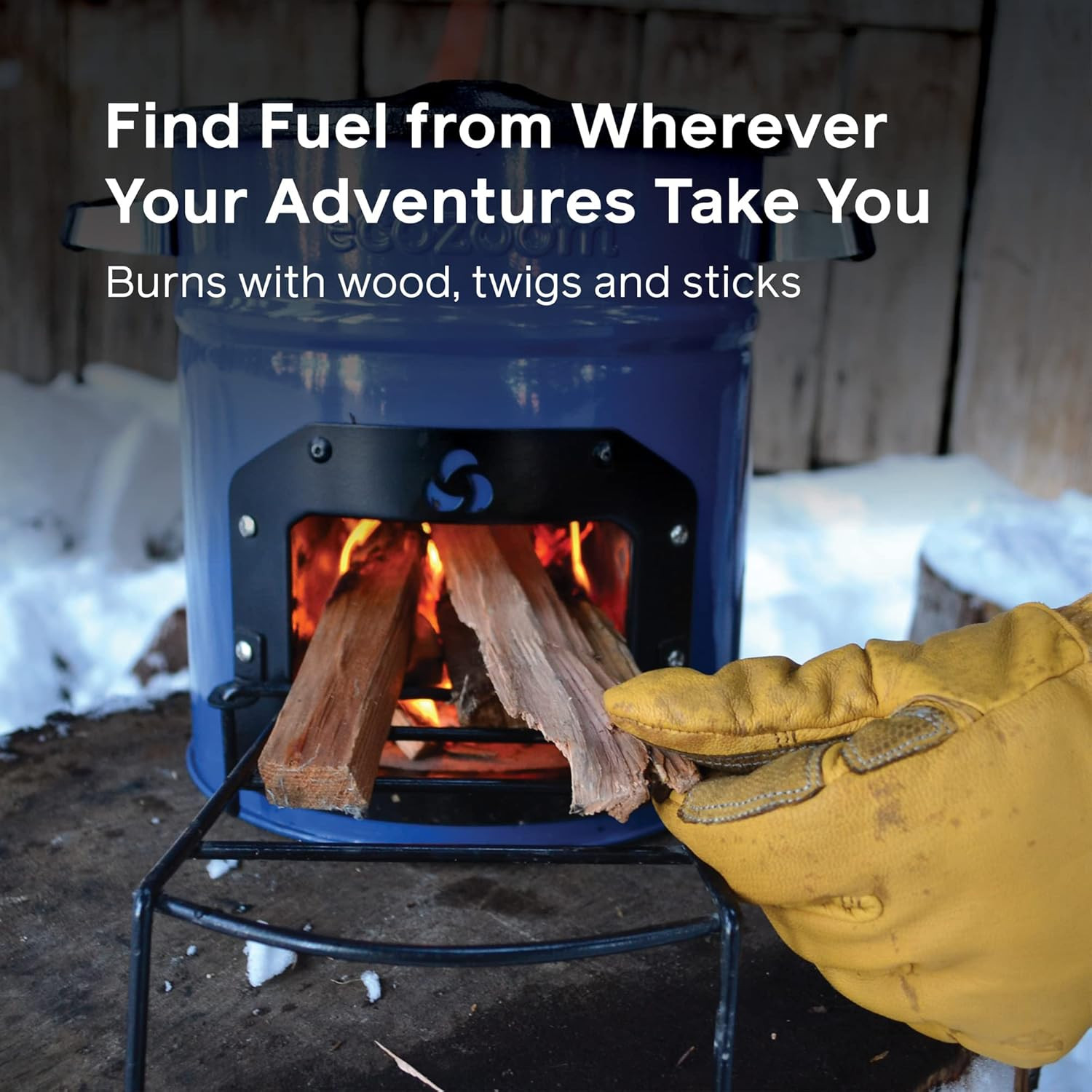 Rocket Stove Heavy Duty Portable Camp Stove for Outdoor Cooking, Dura (Wood Only