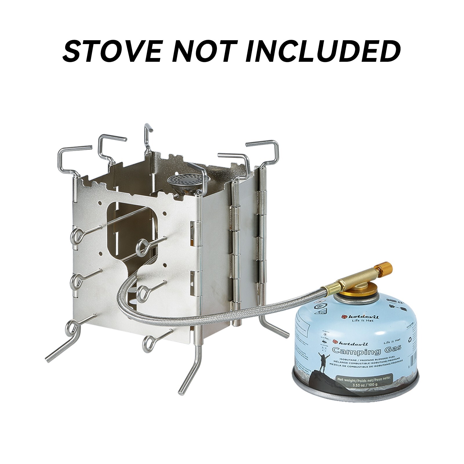 Hotdevil 24xCamping Stove Fuel Portable 100g Butane Propane Blend Isobutane Cas