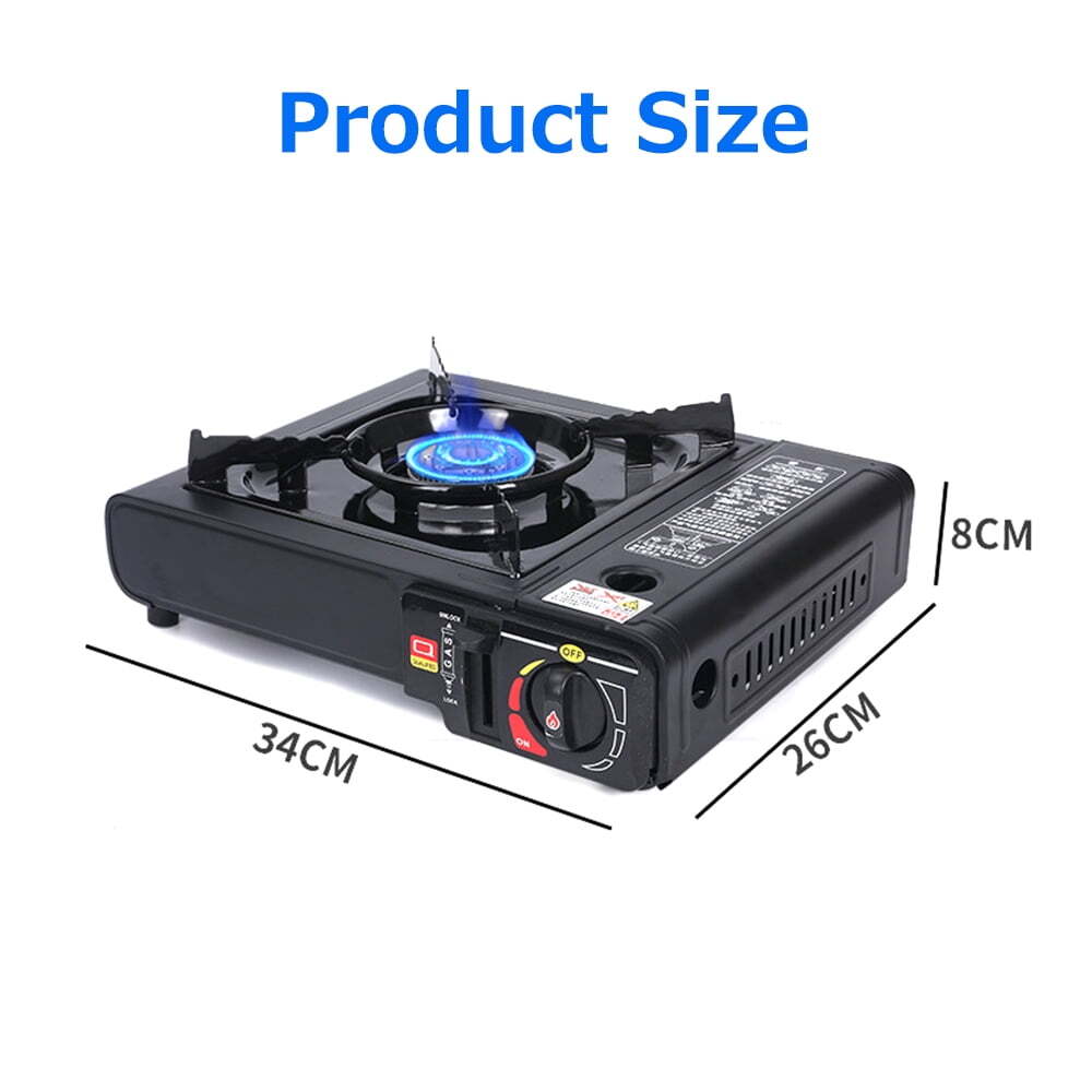 Portable 2900W Butane Gas Stove Outdoor Camping Cooker for Travel & Hiking