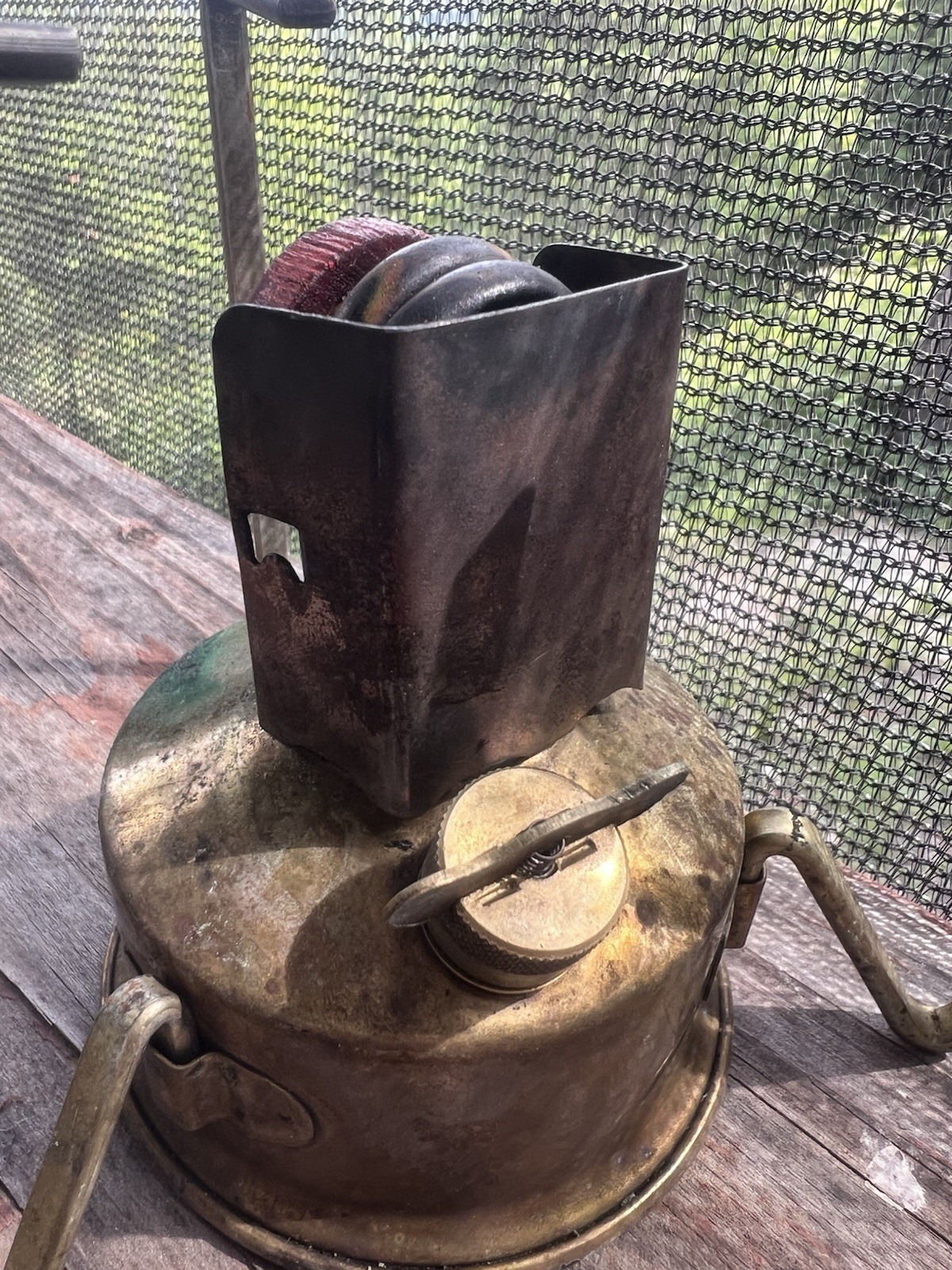 Vintage Ranger Campers’ Stove Green Can 1960’s Handy Gasoline