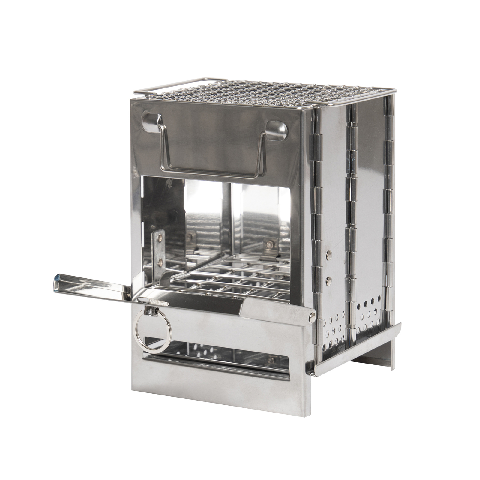 Stainless Steel Portable Camping Stove With Carry Case – Folding Camp Stove Top