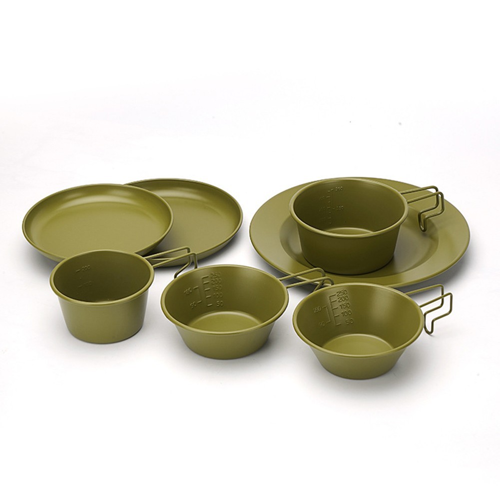 NonStick Stainless Steel Camping Pan For Outdoor Cookware And Picnic Dish