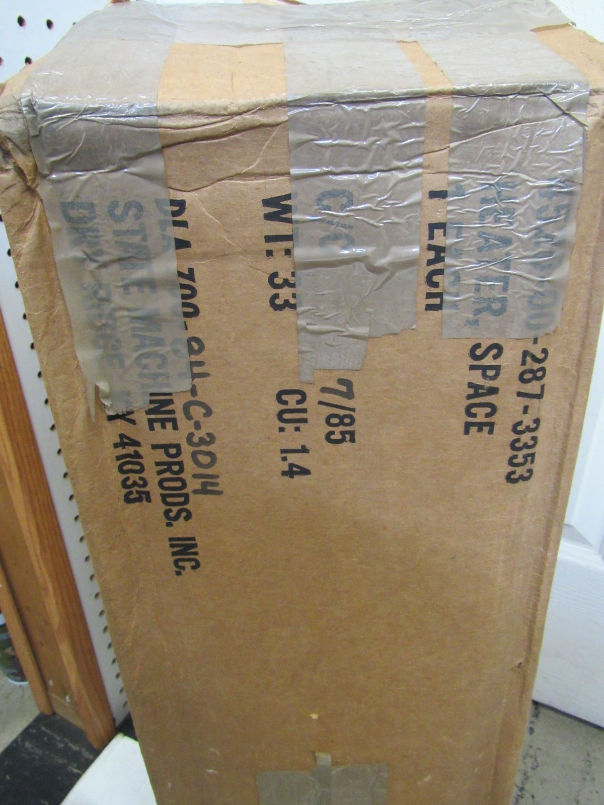 US M1950 Yukon Tent Stove Complete State Machine Products 1983 Dated RUSTY