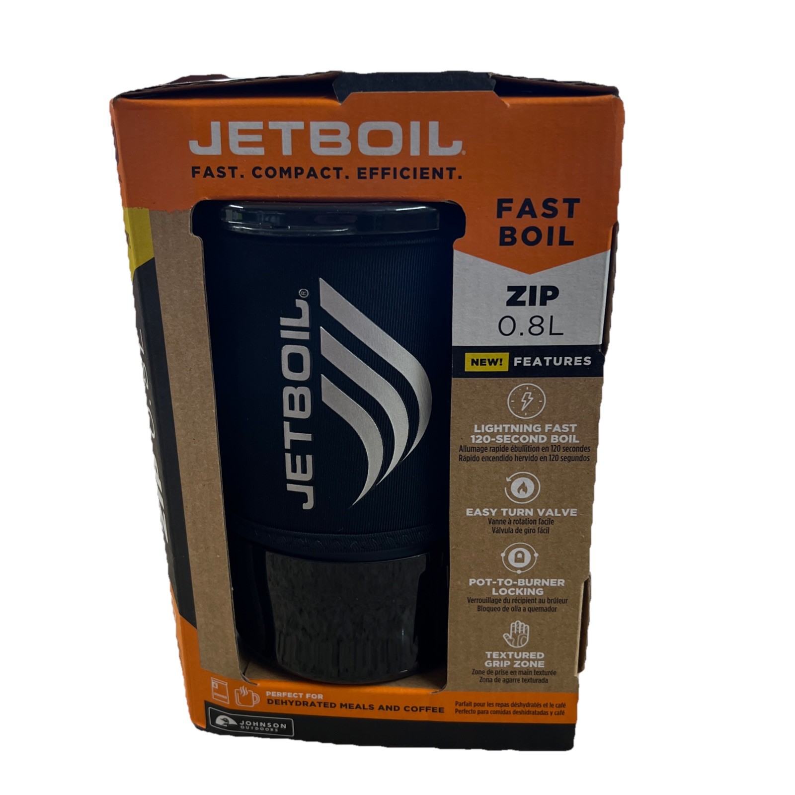 New Jetboil Zip 0.8 L Fast Boil System – Brand New In Box Free Shipping