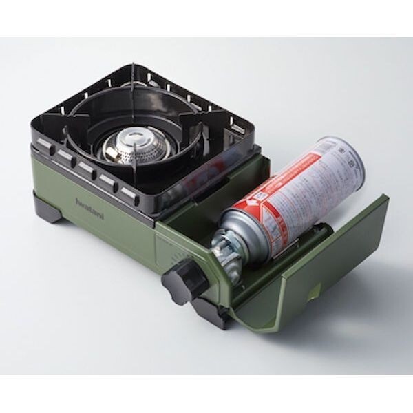 Iwatani Cassette Stove Tough Maru Jr. CB-ODX-JR-OL Khaki Olive outdoor camp