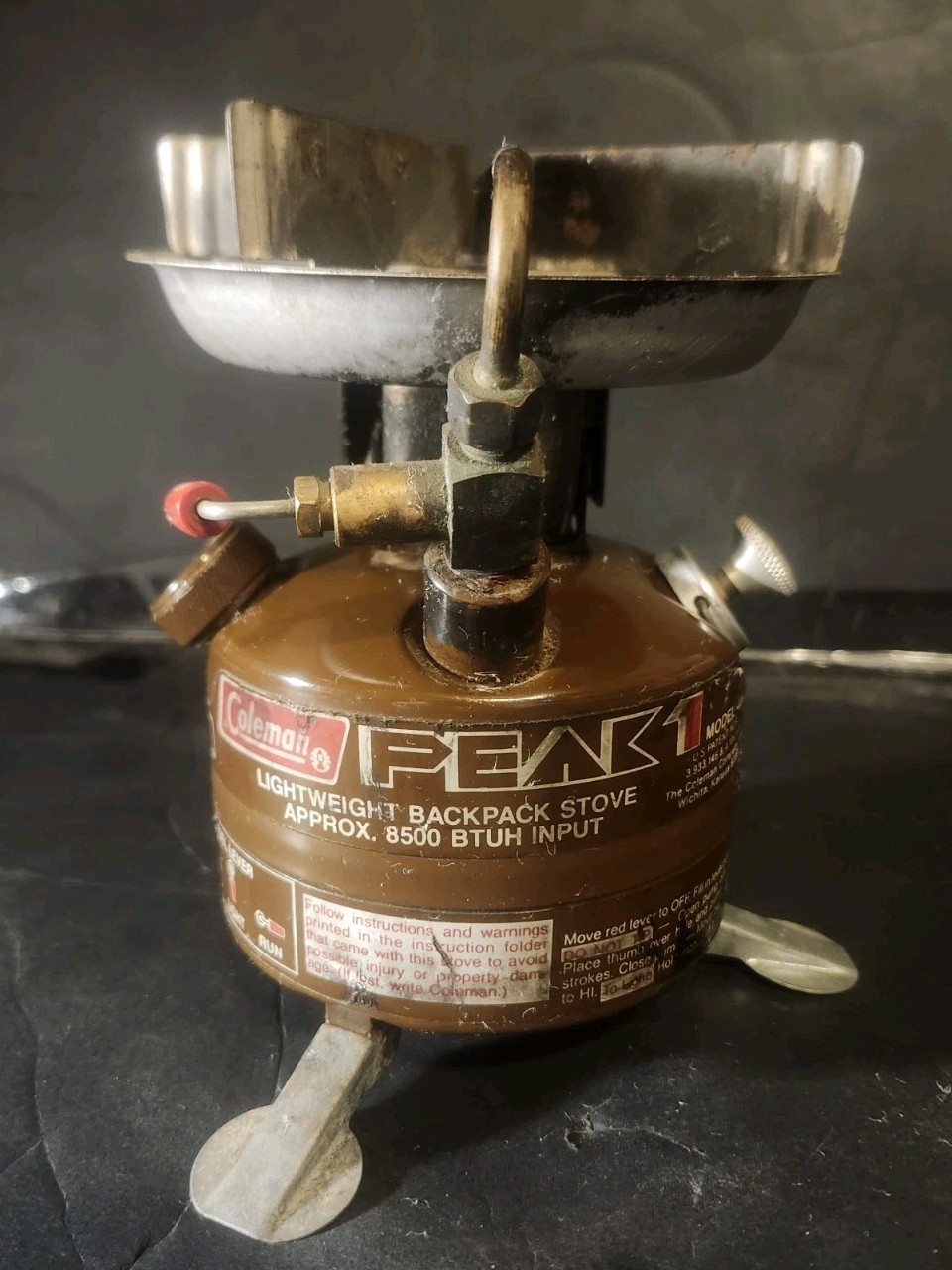 🔥Vintage 1979 Coleman’s 400 Peak 1 Backpacking Stove Lightweight Camping Tested