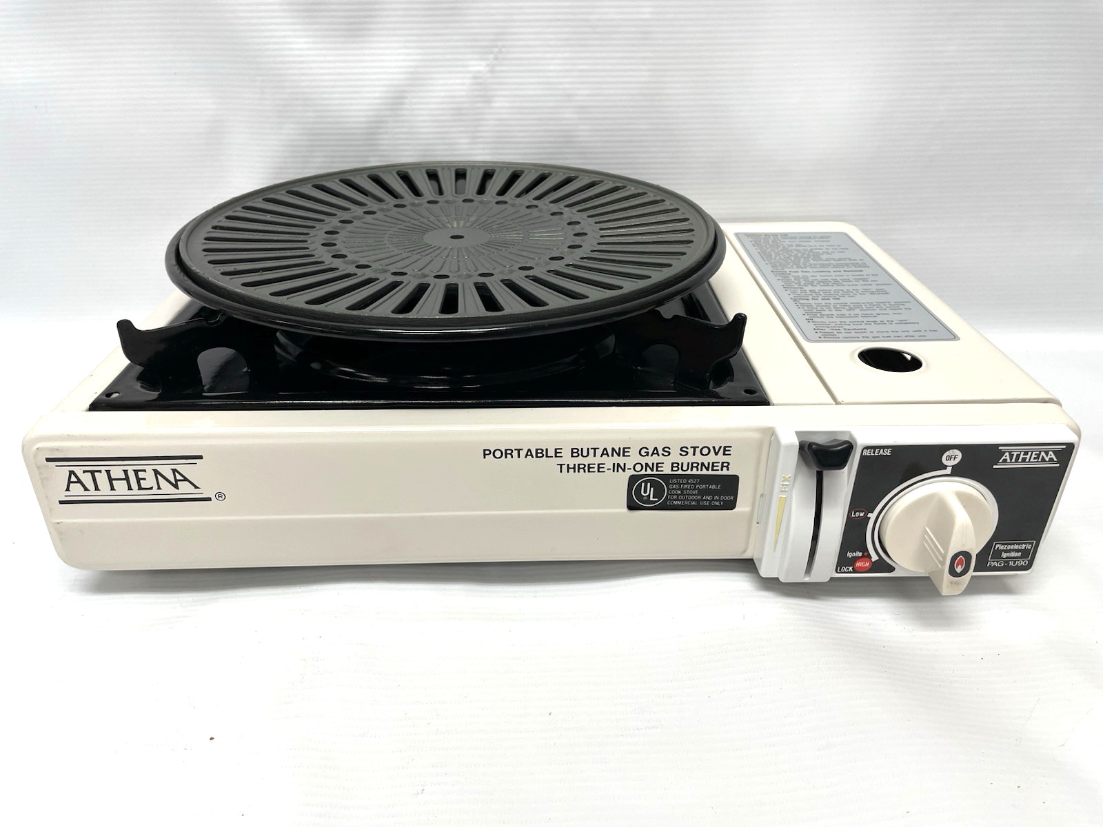 Athena Butane Camping Outdoor Off Grid Gas Stove PAG 1U90 Wok Grill Burner