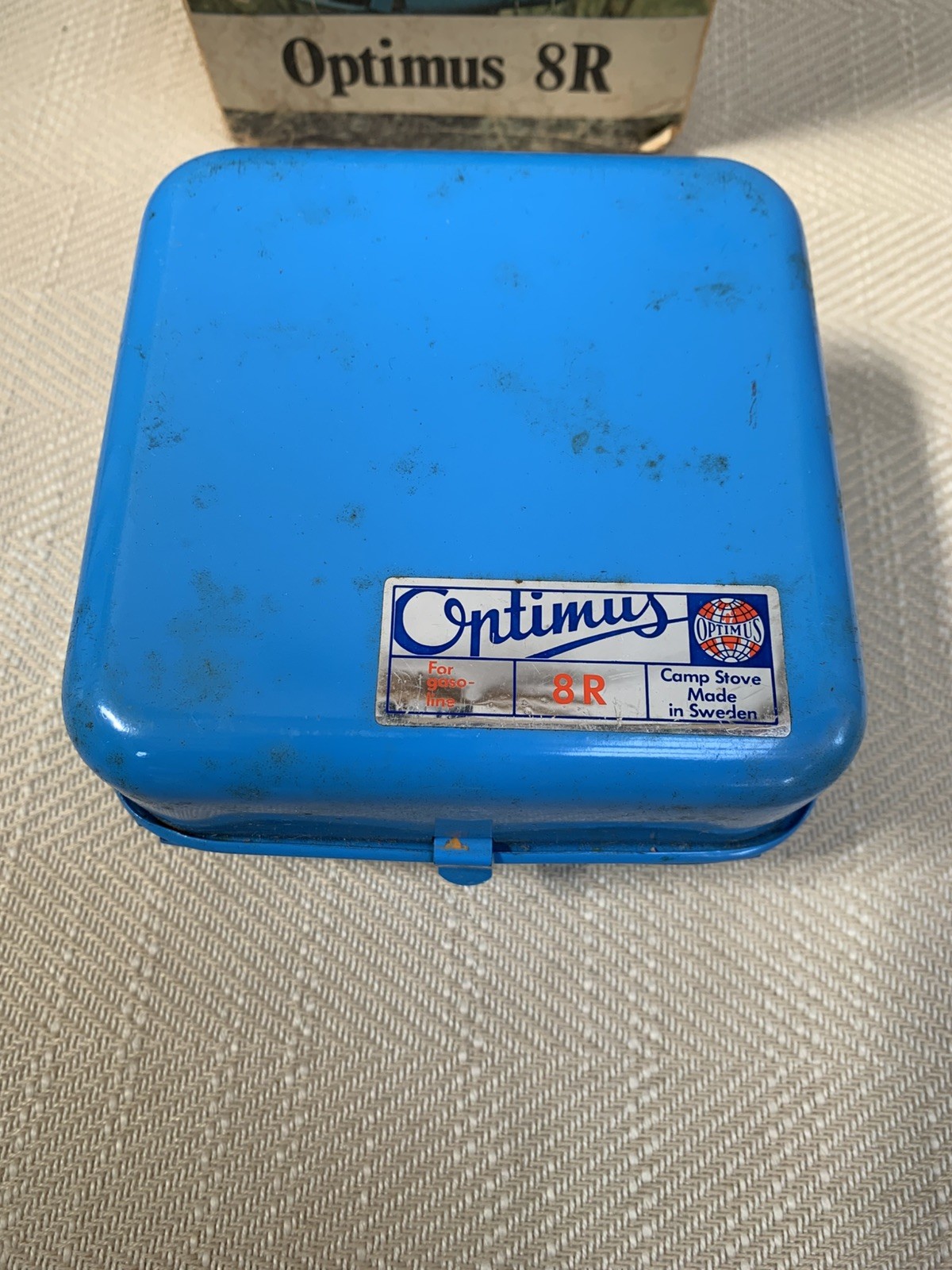 Vintage Optimus 8R Camping Hunting Backpacking Outdoor Stove Made in Sweden