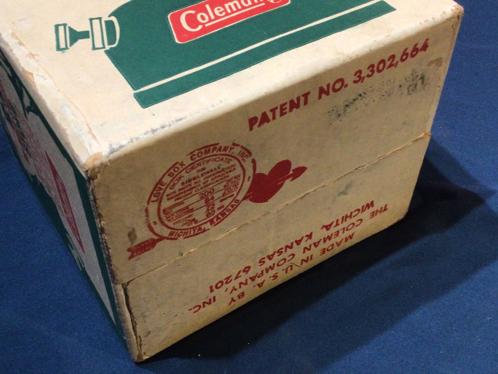 NEW Vintage 1971 COLEMAN Model 502-700 One Burner Sportster Stove NIB unfired 71