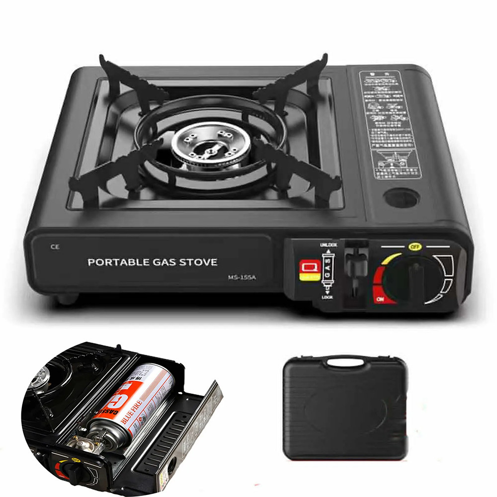 3000W Camping Stove Propane&Butane Windproof Fire Dual Fuel Brass.Cooking Burner