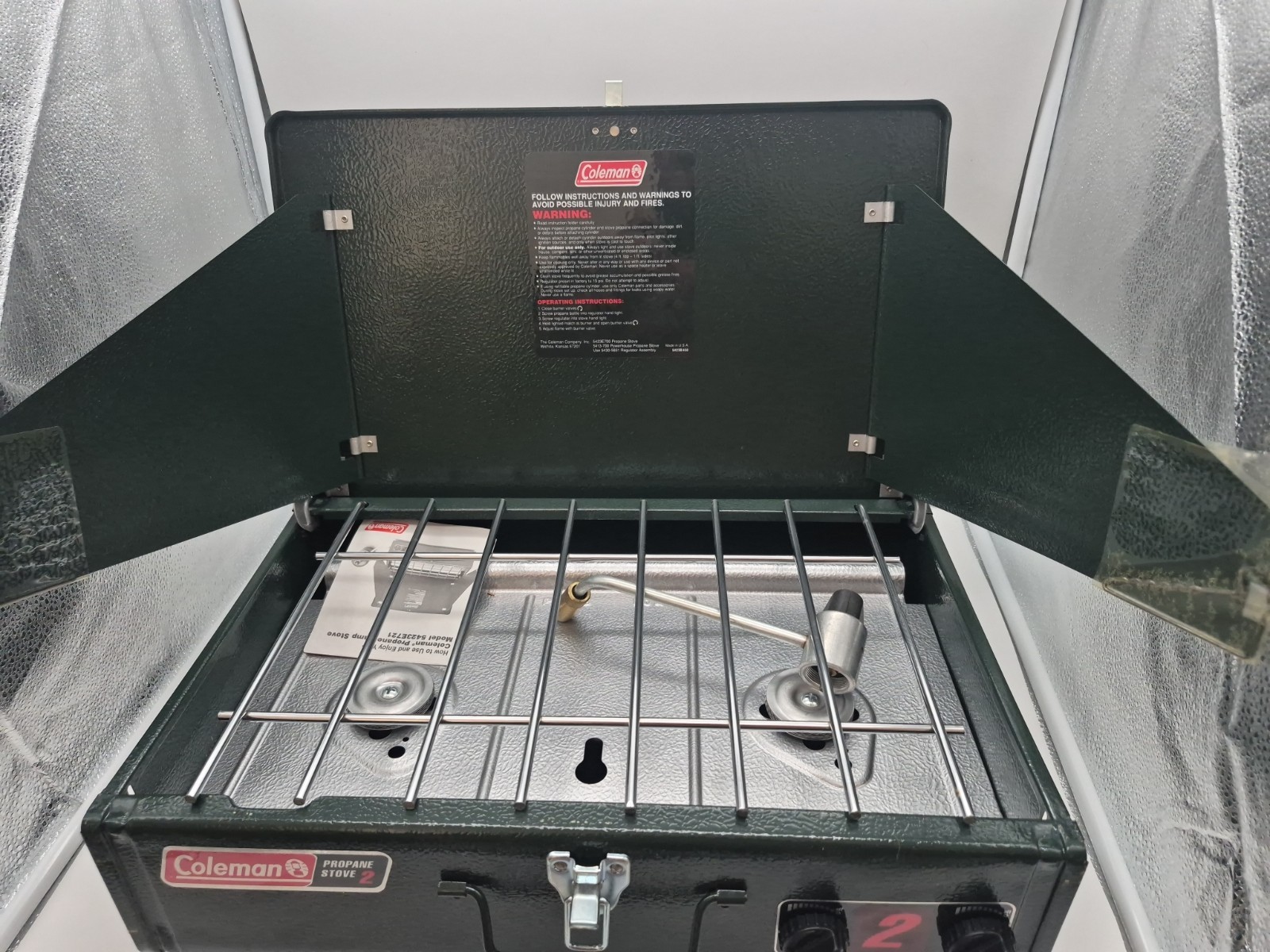 Coleman – Model 5423E721 2-Burner Propane Camp Stove New – USA Made