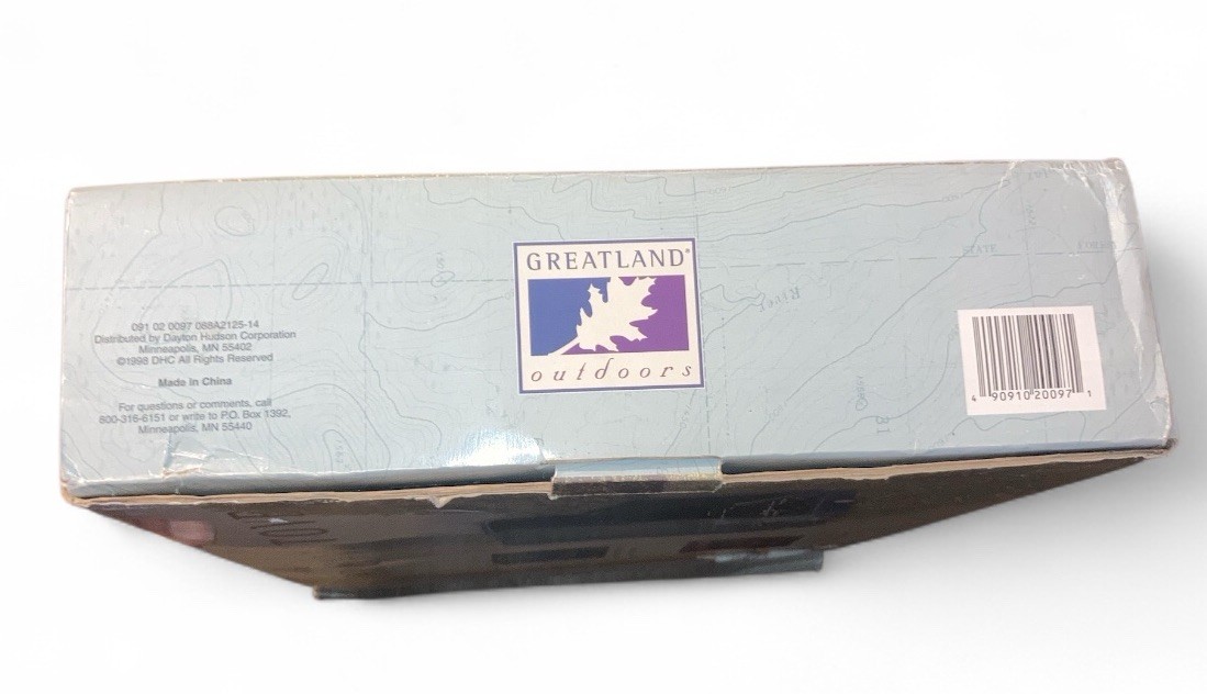 Greatland Twin Burner Propane Stove w/2 Burners 5000 BTU Foldable NEW Old Stock