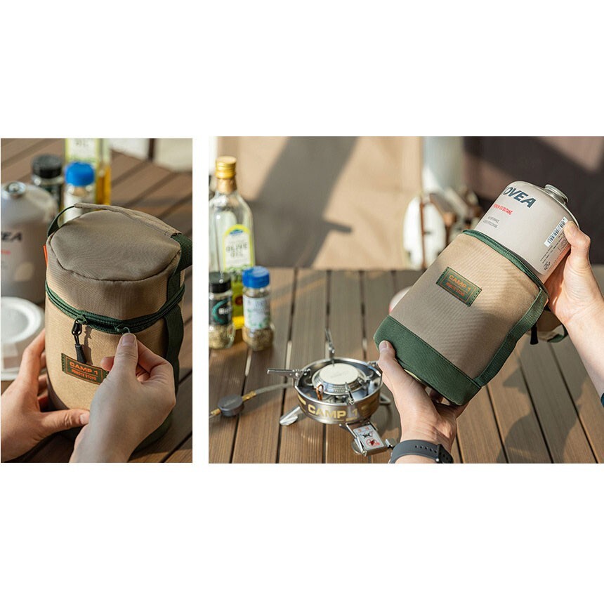 Kovea CAMP1 Khaki Limited Edition Portable Outdoor Stove with Pouch Iso-Butane