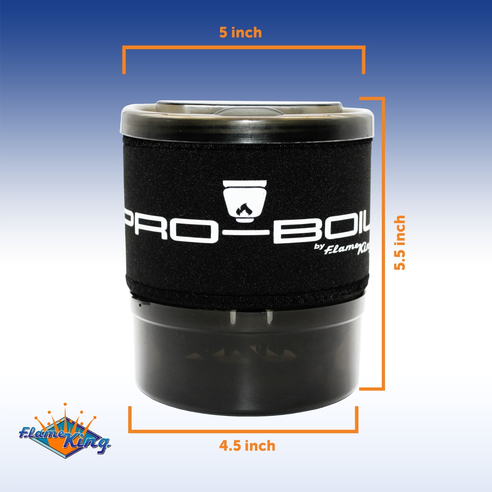 Pro-Boil All-in-One Camping & Backpacking Stove Boils Water in 90 seconds