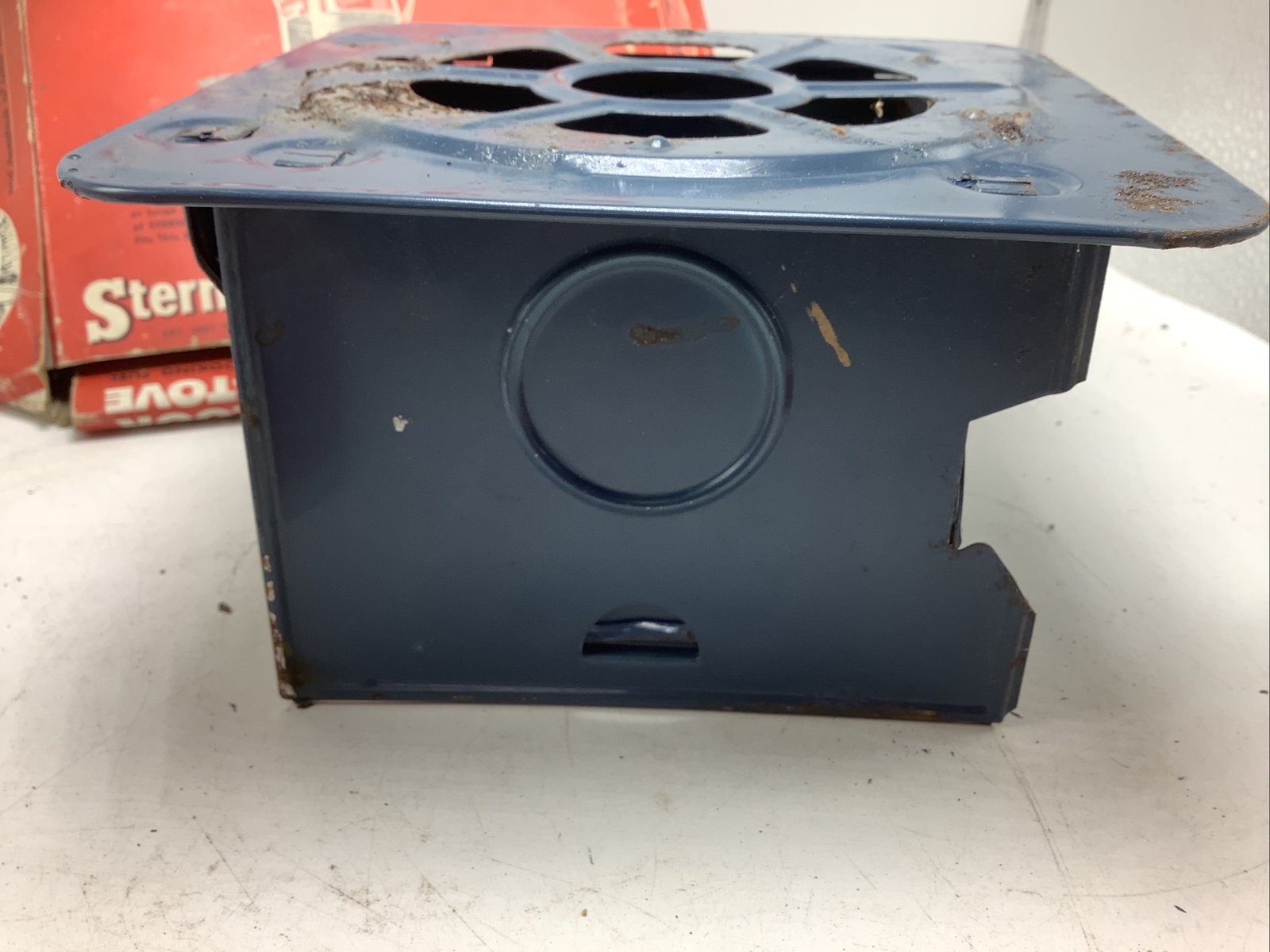 Bundle Vintage Sterno Folding Cook Stove No. 33 w/ Box and 4 cans cooking fuel