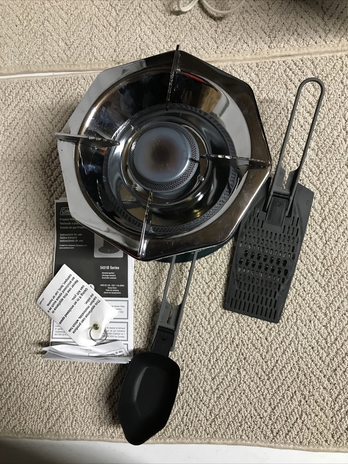 Coleman Perfectflow One Burner Camping Stove Propane Looks Hardly Used