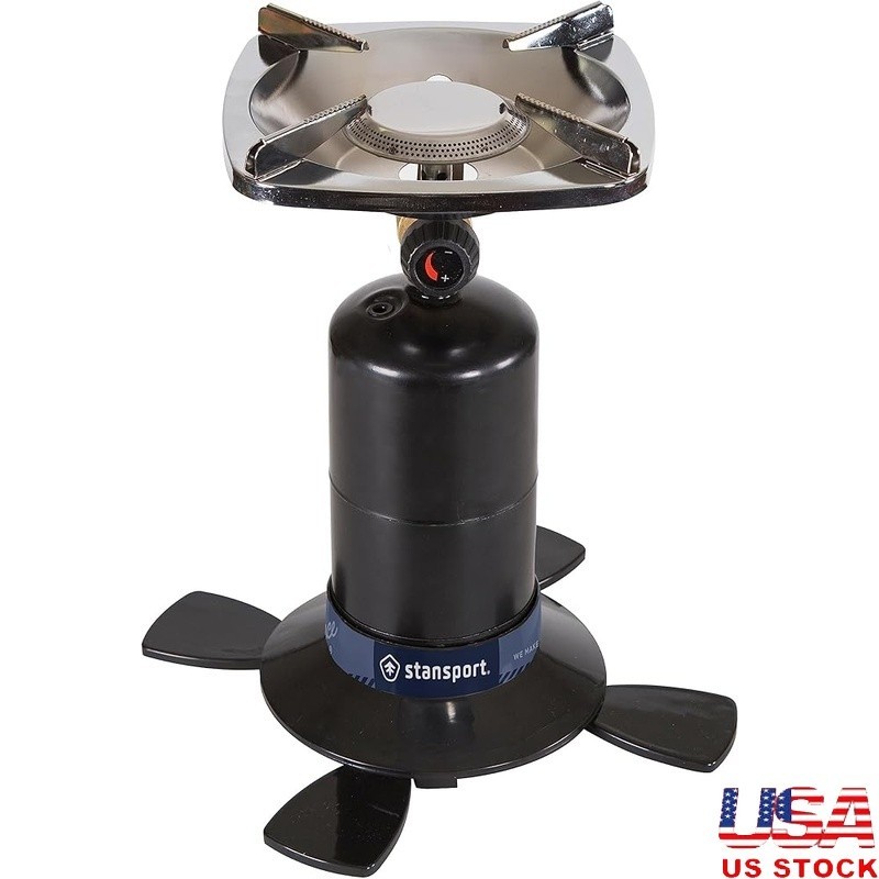 10,000 BTU Propane Stove Anti-Clog Burner Portable Gas Cooking Stove DuraBase US